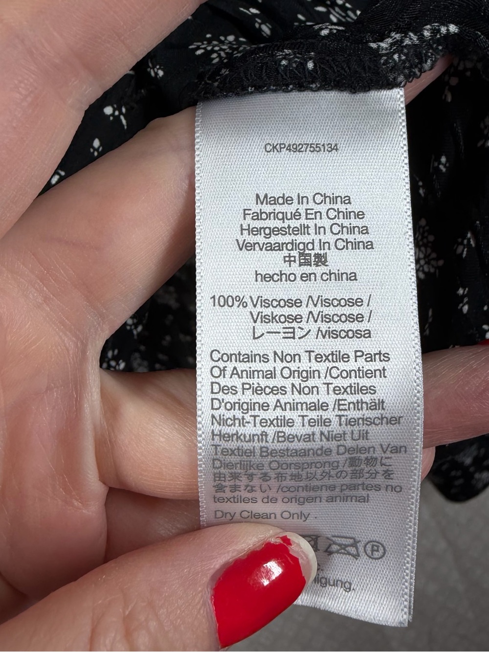 Madewell Black White Floral Button Up‎ Long Sleeve Top - Picture 5 of 7